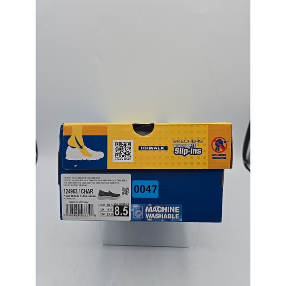 Skechers‎ Women's Hands Free Slip-ins Go Walk Flex-Relish Gray Sneaker Sz 8.5 M - Picture 2 of 5